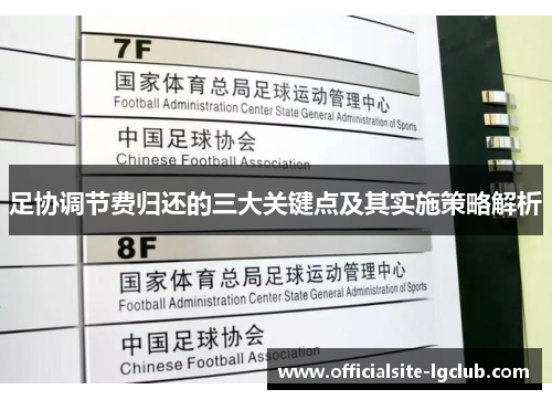 足协调节费归还的三大关键点及其实施策略解析